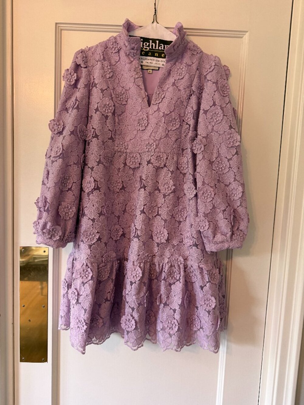 EUC Tuckernuck Lilac Lace Palmerston Dress size M